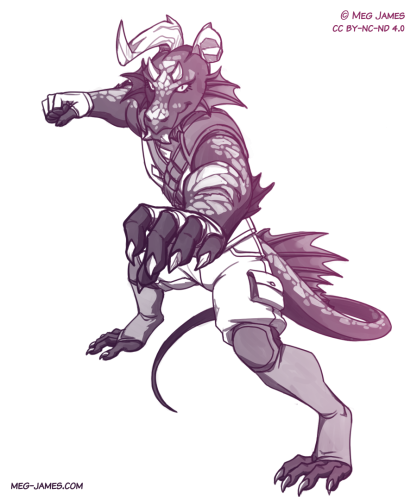 Clean sketch of Amephysto 