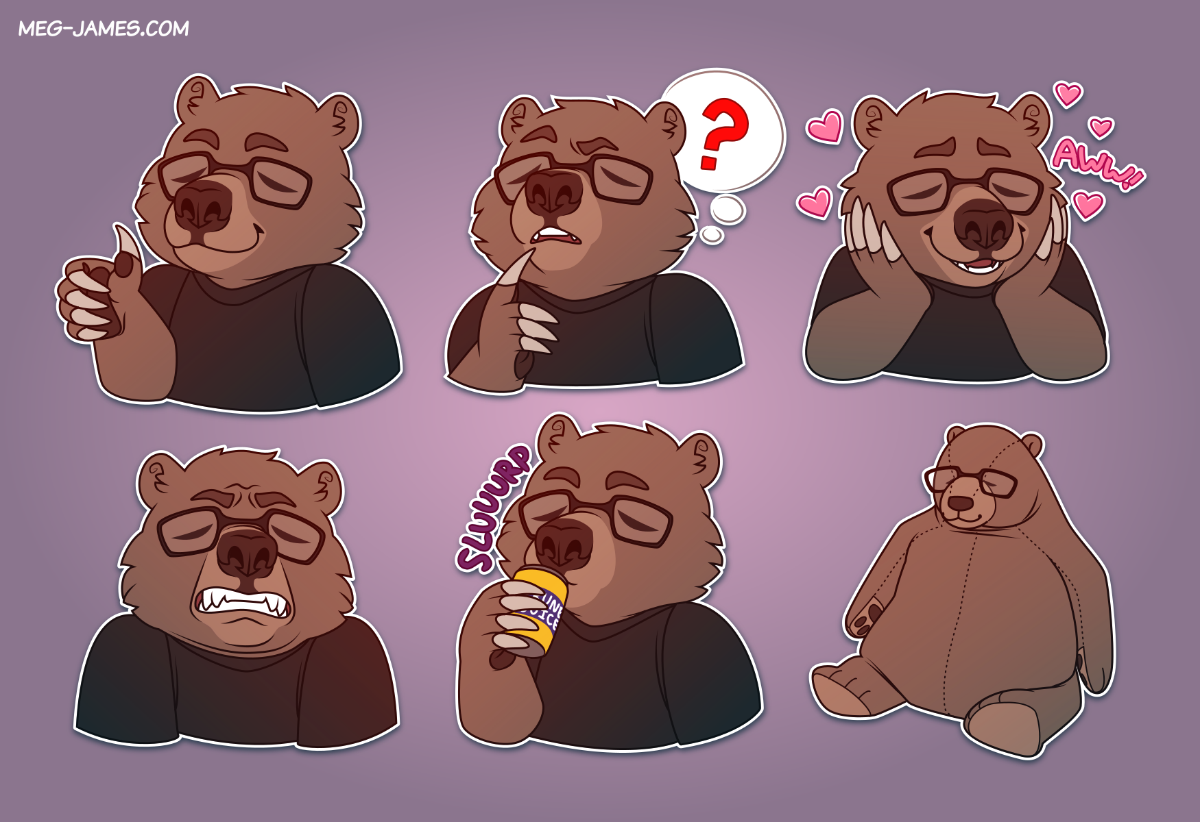 Nutmeg telegram stickers