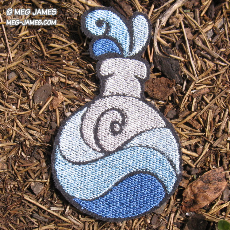 Blue potion patch