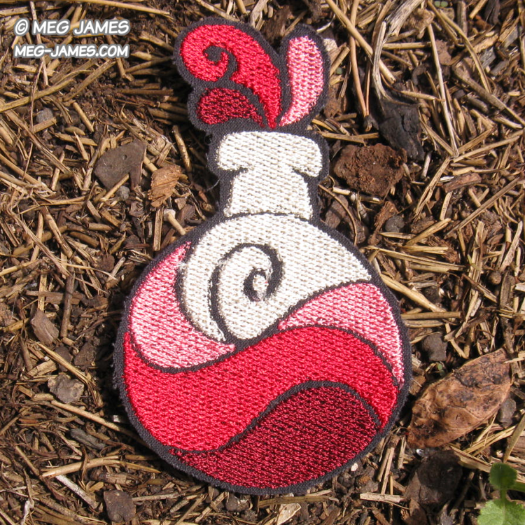 Red potion patch