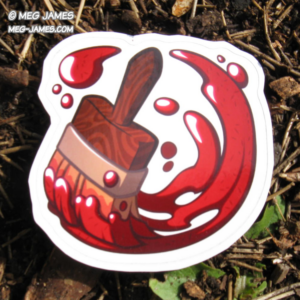 Jelly Jam Paintbrush sticker