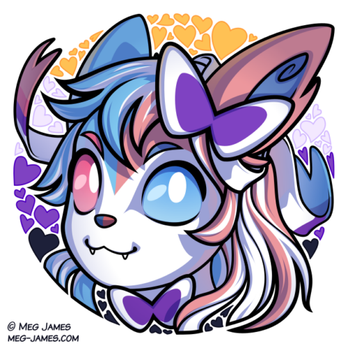 Icon of an anthro sylveon with normal/
