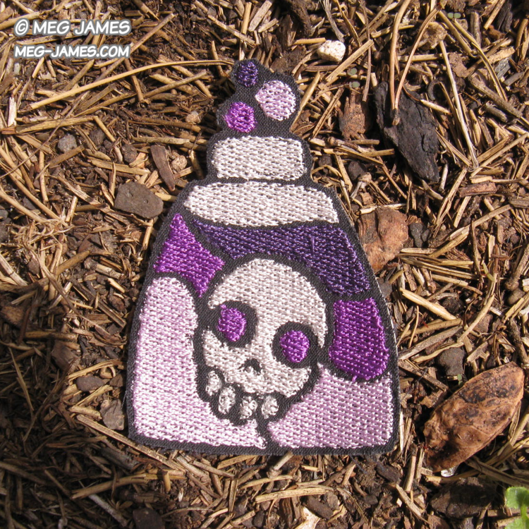 Purple poison patch