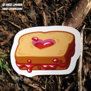 Jolly Jam Sandwich sticker