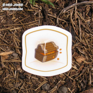 Hoarder Cube transparent sticker