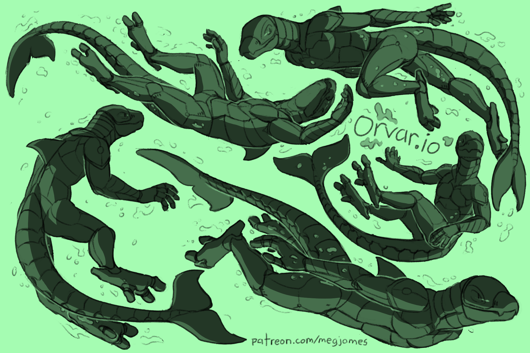 Patreon sketch page – Orvar.io (May 2025)